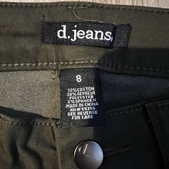 NWT D.Jeans Recycled Sateen High Waist Skinny Pants size 8 new - Picture 4 of 10
